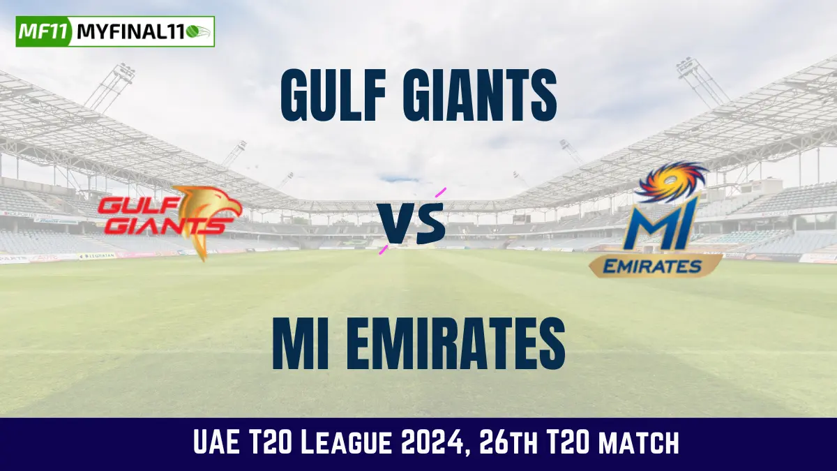 GUL vs EMI Dream11 Prediction