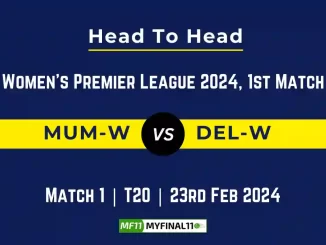 MUM-W vs DEL-W Head to Head, MUM-W vs DEL-W player records, MUM-W vs DEL-W player Battle, and MUM-W vs DEL-W Player Stats, MUM-W vs DEL-W Top Batsmen & Top Bowlers records for the Upcoming Women's Premier League 2024, 1st Match, which will see Mumbai Indians Women taking on Delhi Capitals Women, in this article, we will check out the player statistics, Furthermore, Top Batsmen and top Bowlers, player records, and player records, including their head-to-head records