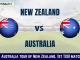 NZ vs AUS Dream11 Prediction