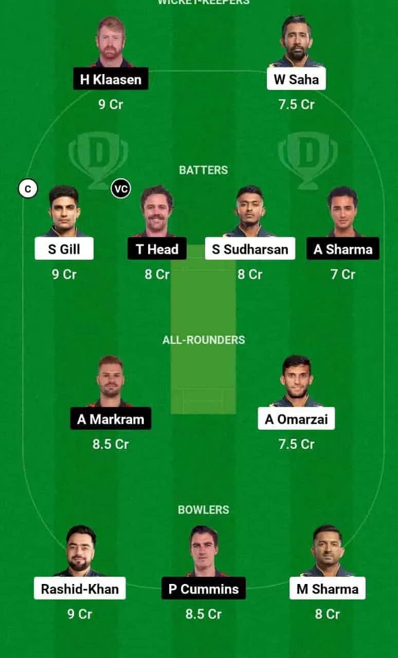 GT vs SRH Dream11 Prediction Today is the 12th T20 Match of the Indian Premier League 2024 (IPL). This match will be hosted at the Narendra Modi Stadium, Ahmedabad, scheduled for the 31st March 2024, at 03:30 IST. Gujarat Titans (GT) vs Sunrisers Hyderabad (SRH) match In-depth match analysis & Fantasy Cricket Tips. Get Venue Stats of the Narendra Modi Stadium, Ahmedabad pitch report