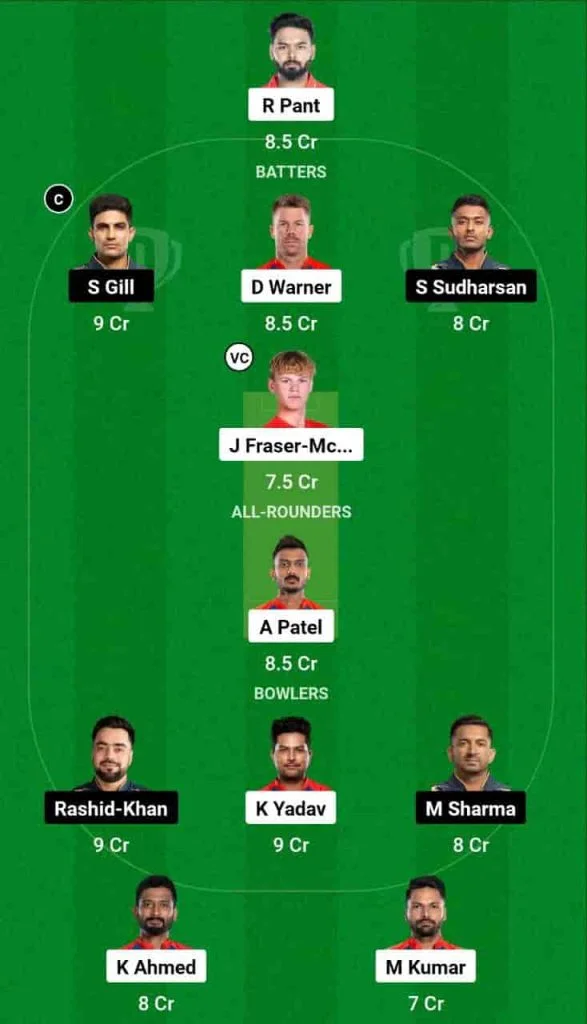 DC vs GT Dream11 Prediction Today is the 40th T20 Match of the Indian Premier League 2024 (IPL). This match will be hosted at the Arun Jaitley Stadium, Delhi, scheduled for the 24th of April 2024, at 07:30 PM IST. Delhi Capitals (DC) vs Gujarat Titans (GT) match In-depth match analysis & Fantasy Cricket Tips. Get venue stats for the Arun Jaitley Stadium, Delhi pitch report.