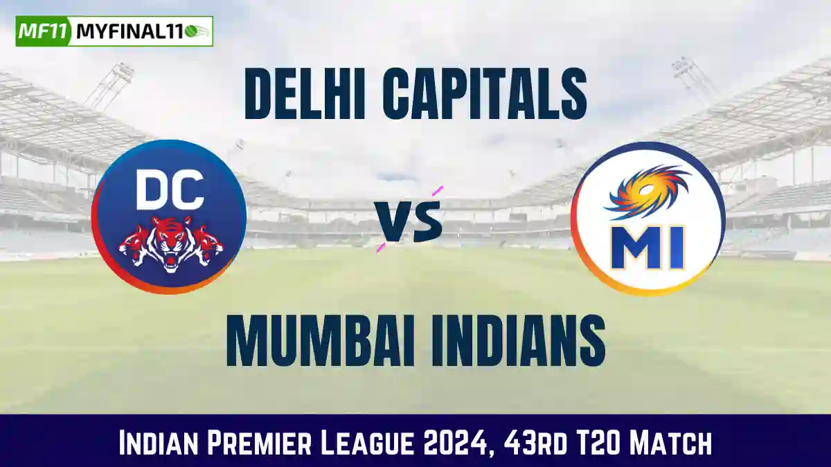 DC vs MI Dream11 Prediction