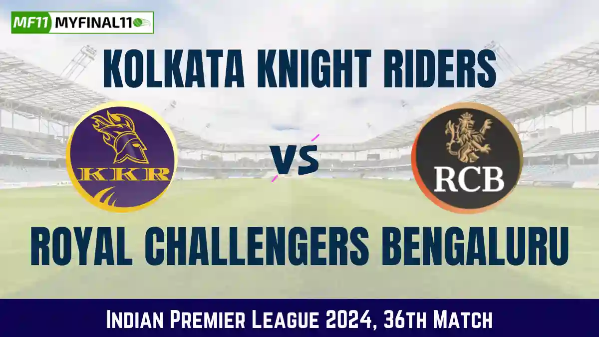 KKR vs RCB Dream11 Prediction