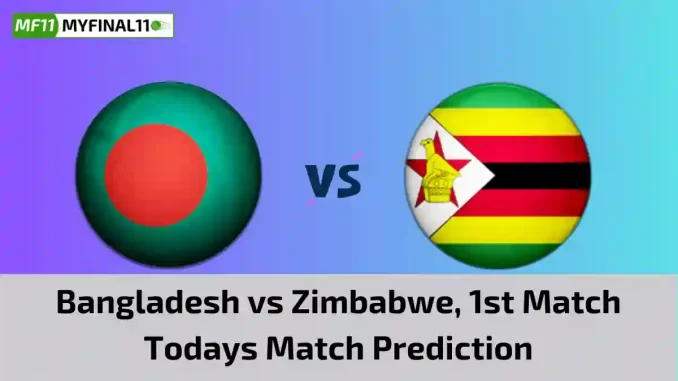 BAN vs ZIM Today Match Prediction, 1st T20I Match: Bangladesh vs Zimbabwe Who Will Win Today Match?