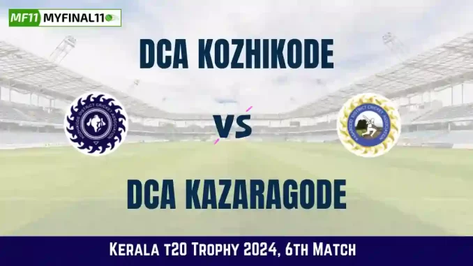 KOD vs KAG Dream11 Prediction & Player Stats, 6th Match, Kerala T20 Trophy, 2024