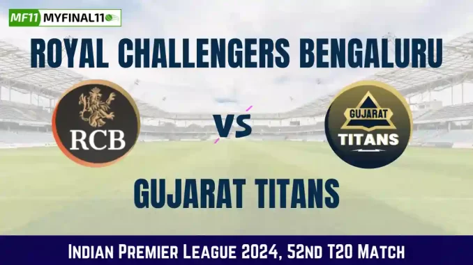 RCB vs GT Dream11 Prediction
