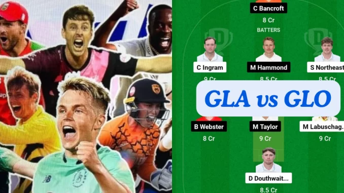 GLA vs GLO Dream11 Prediction Today Match, Dream11 Team Today, Fantasy Cricket Tips, Playing XI, Pitch Report, Player Stats, English T20 Blast 2024, South Group Match