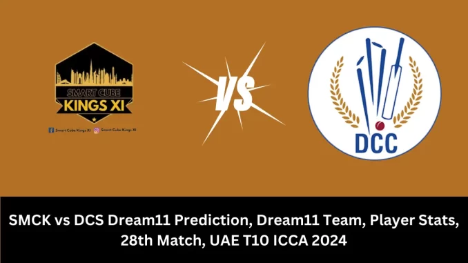 SMCK vs DCS Dream11 Predictio Smart Cube Kings 11 (SMCK) vs DCC Starlets (DCS) Dream11 team SMCK vs DCS Player Stats