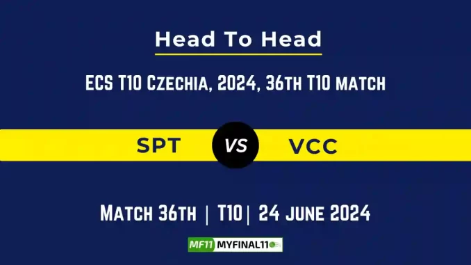 SPT vs VCC Player Battle, Head to Head Team Stats, Team Record - ECS T10 Czechia, 2024