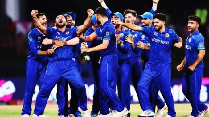 The Afghanistan cricket team has made history in the ICC T20 World Cup by defeating Bangladesh by 8 runs to secure a spot in the semi-finals