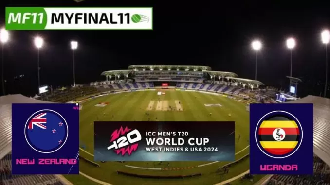 NZ vs UGA Dream11 Prediction Today Match, Dream11 Team Today, Fantasy Cricket Tips, Pitch Report, & Player Stats, ICC T20 World Cup, 2024, Match 32