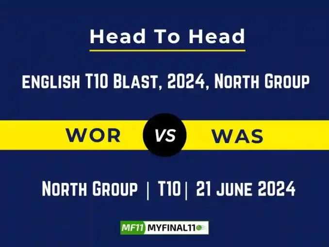 WOR vs WAS Player Battle, Head to Head Team Stats, Team Record