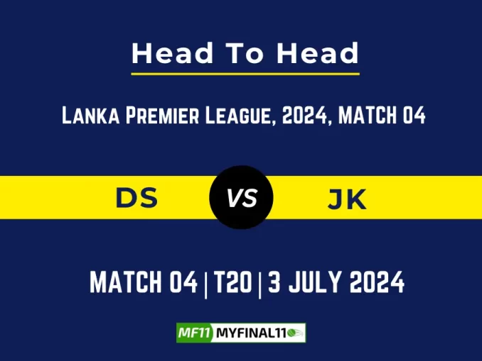 DS vs JK Player Battle, Head to Head Team Stats, Team Record