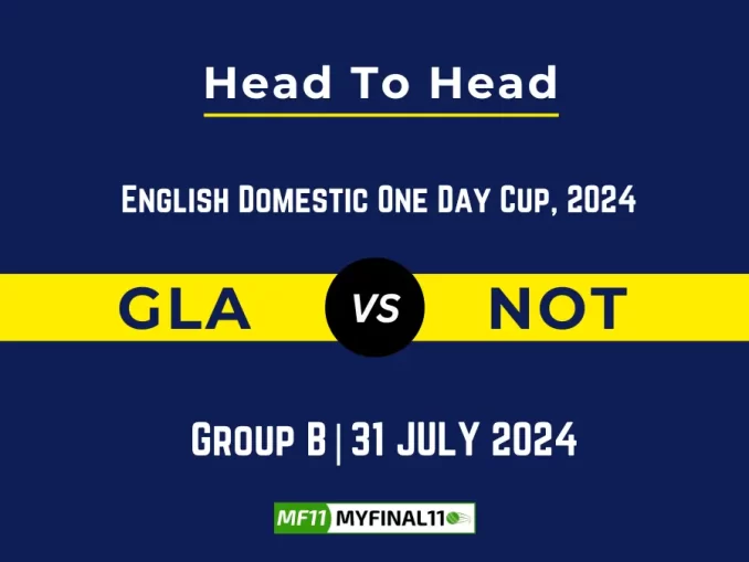 GLA vs NOT Player Battle, Head to Head Team Stats, Team Record