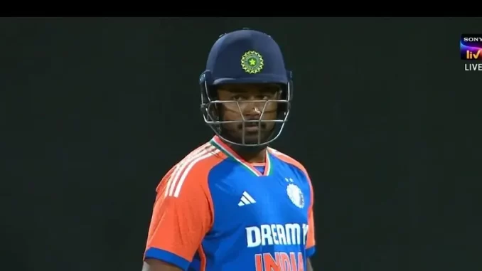 Sanju Samson got a chance in the second match but couldn't do it