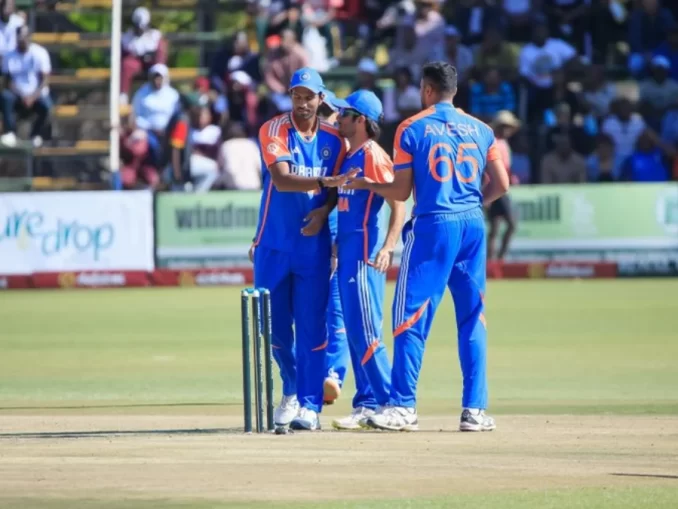 The last match of the 5 T20 match series between India and Zimbabwe is being played today, Sunday, at Harare Sports Club