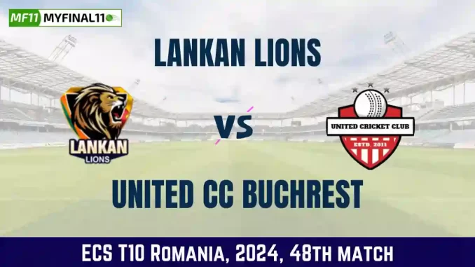 LIO vs UCCB Dream11 Prediction Today 48th Match, Pitch Report, and Player Stats, ECS T10 Romania, 2024