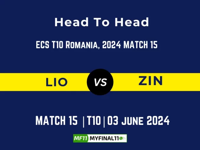 LIO vs ZIN Player Battle, Head to Head Team Stats, Team Record