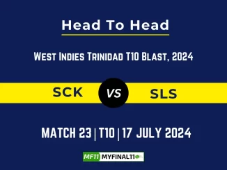 SCK vs SLS Player Battle, Head to Head Team Stats, Team Record