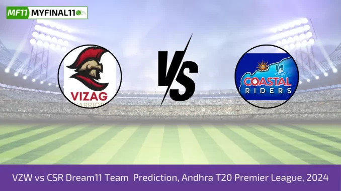VZW vs CSR Live Cricket Score Andhra T20 Premier League, 2024