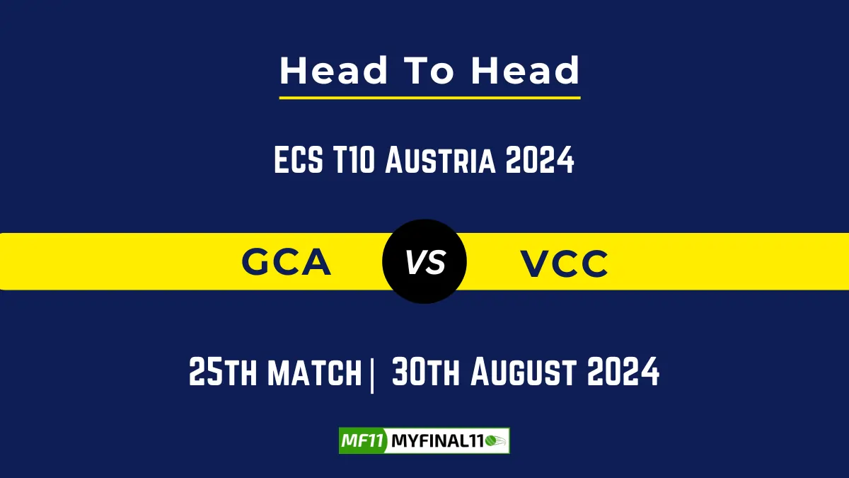 GCA vs VCC Player Battle, Head to Head Team Stats, Team Record - ECS T...