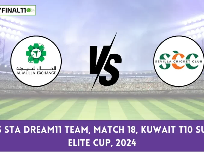 AEC vs STA Dream11 team, Match 18, Kuwait T10 Summer Elite Cup, 2024