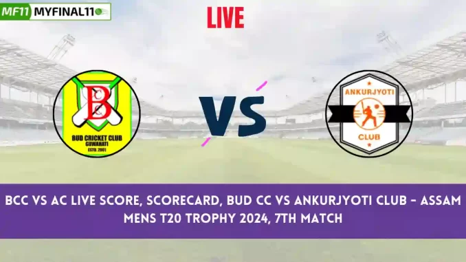 BCC vs AC Live Score: Scorecard, Ball by Ball Commentary - Match 7, Assam Mens T20, 2024