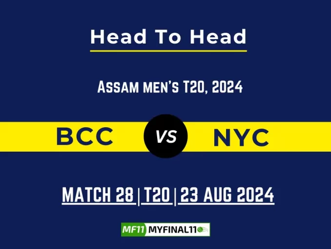 BCC vs NYC Player Battle, Head to Head Team Stats, Player Record