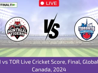 MON vs TOR Live Cricket Score, Final, Global T20 Canada, 2024