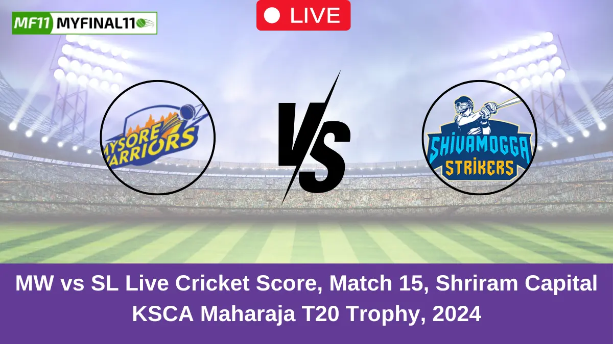MW vs SL Live Score: Scorecard, Commentary - Match 15, Maharaja T20 Tr...