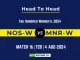 NOS-W vs MNR-W Player Battle, Head to Head Team Stats, Team Record (1)