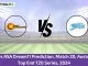 PSA vs ASA Dream11 Prediction, Match 20, Australian Top End T20 Series, 2024