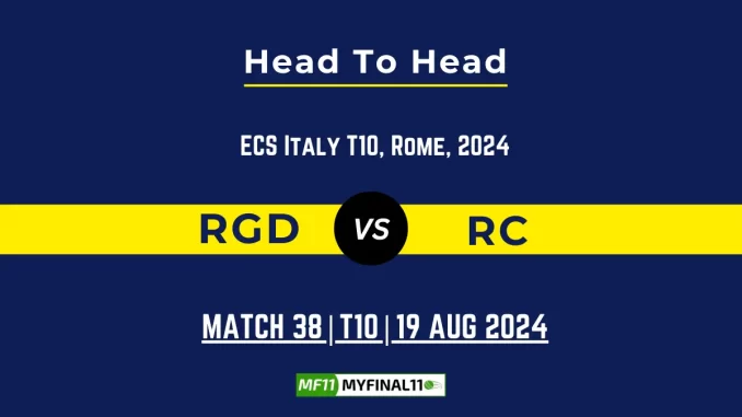 RGD vs RC Player Battle, Head to Head Team Stats, Player Record