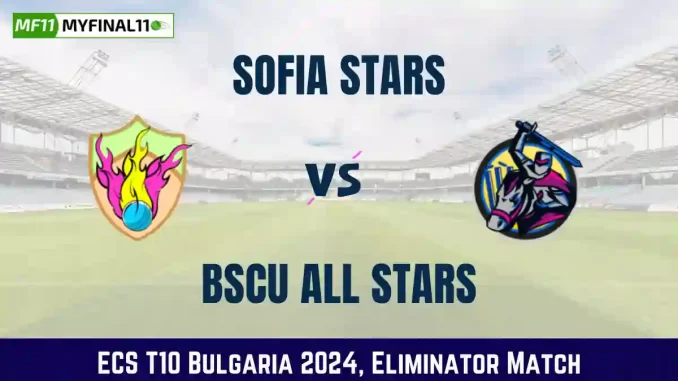 SFS vs BAS Dream11 Prediction Today Eliminator Match, Pitch Report, and Player Stats, ECS T10 Bulgaria, 2024