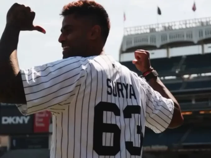 Suryakumar Yadav Honored by New York Yankees