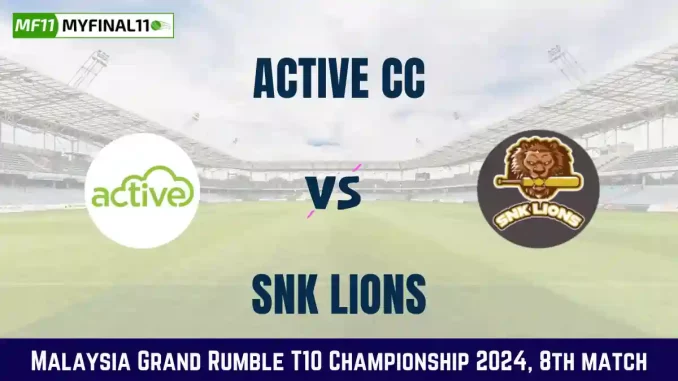 ACT vs SNK Dream11 Prediction Today: Match 8 Pitch Report, and Key Player | Malaysia Grand Rumble T10 Championship 2024