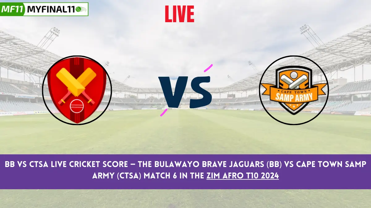 BB vs CTSA Live Score: Scorecard, Ball by Ball Commentary - Match 6, Z...