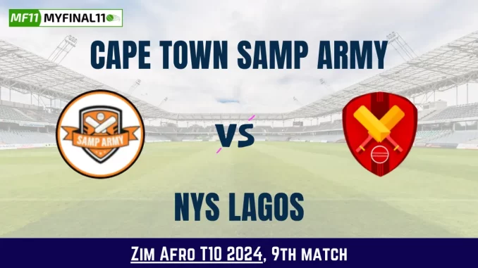 Get the best CTSA vs NYSL Dream11 Prediction fantasy team with CTSA vs NYSL Key player stats and pitch report for today's Zim Afro T10 2024.