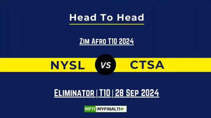 NYSL vs CTSA Player Battle, Head to Head Team Stats, Player Record