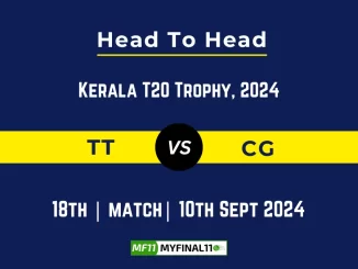 TT vs CG Player Battle, Head to Head Team Stats, Player Record: Kerala T20 Trophy- Match 18