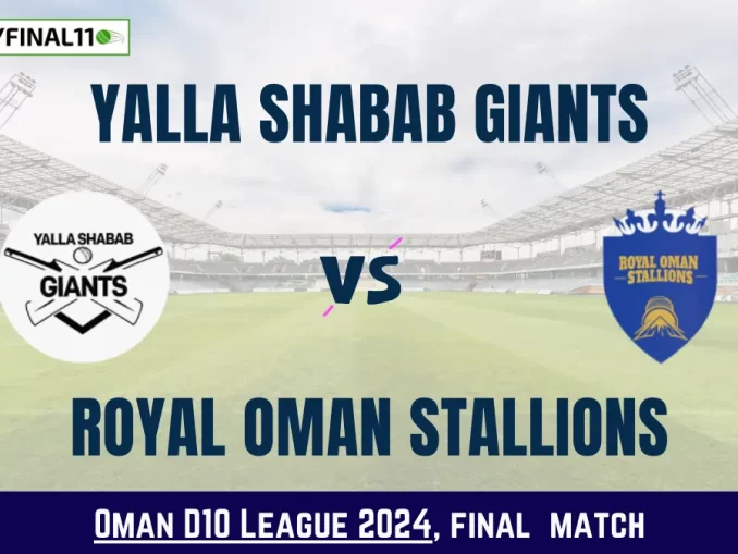 Get the best YSG vs ROS Dream11 Prediction fantasy team with YSG vs ROS Key player stats and pitch report for today's Oman D10 League 2024.