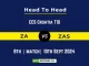 ZA vs ZAS Player Battle, Head to Head Team Stats, Player Record: ECS T10 Croatia, 2024- 8th Match
