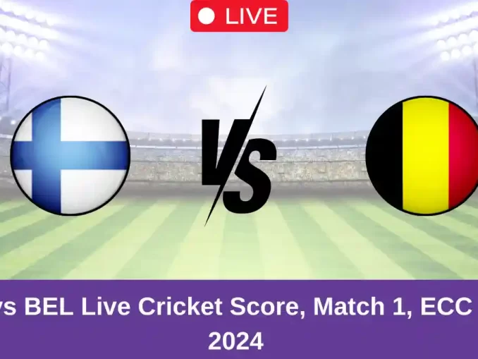 FIN vs BEL Live Cricket Score, Match 1, ECC T10, 2024
