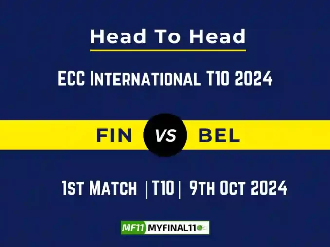 FIN vs BEL Player Battle, Head to Head Team Stats, Team Record - ECC International T10 2024