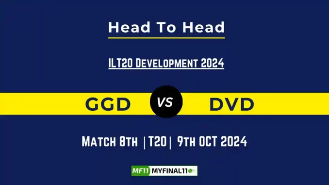 GGD vs DVD Player Battle, Head to Head Team Stats, Team Record - USA National T10 2024
