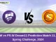 HB-W vs PS-W Dream11 Prediction Match 11, T20 Spring Challenge, 2024