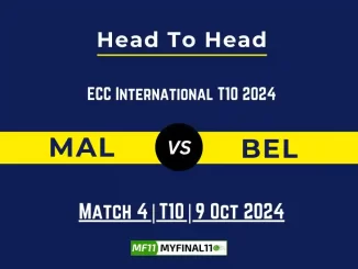 MAL vs BEL Player Battle, Head to Head Team Stats, Player Record