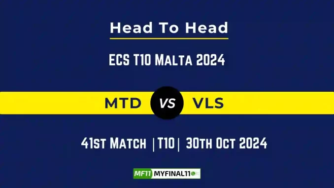 MTD vs VLS Player Battle, Head to Head Team Stats, Team Record - ECS T10 Malta 2024