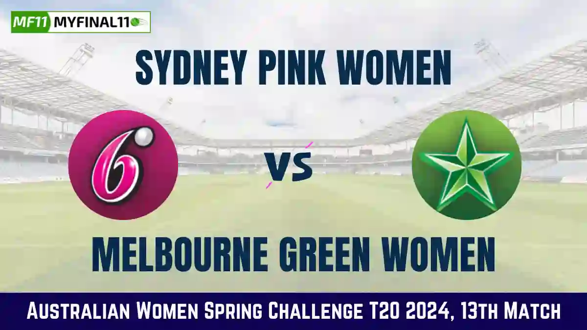 SS-W vs MS-W Dream11 Prediction Today: Match 13 Pitch Report, and Key Player | Australian Women Spring Challenge T20 2024