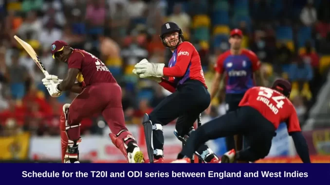 England Announces Squad for West Indies Tour